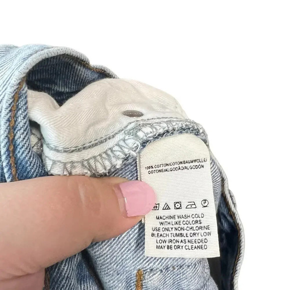 Free‎ People Universal Boyfriend Jean Light Denim Size 30 - Picture 14 of 15